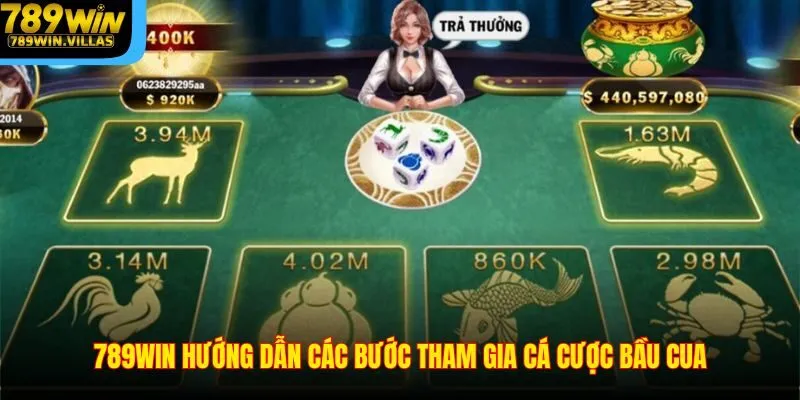 Cá cược Bầu Cua 789WIN - Cơ Hội Thắng Lớn Trong Tầm Tay 4 789WIN hướng dẫn các bước tham gia cá cược bầu cua