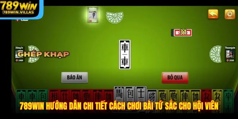 Cách Chơi Bài Tứ Sắc 789WIN - Bí Kíp Giành Chiến Thắng Lớn 3 789WIN hướng dẫn chi tiết cách chơi bài tứ sắc cho hội viên