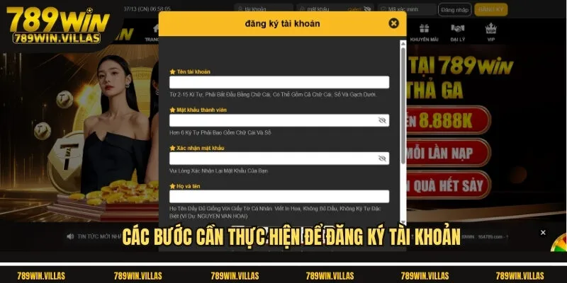 Hướng Dẫn Đăng Ký 789Win Và Gợi Ý Các Phúc Lợi Đặc Biệt 1 Các bước cần thực hiện để đăng ký tài khoản