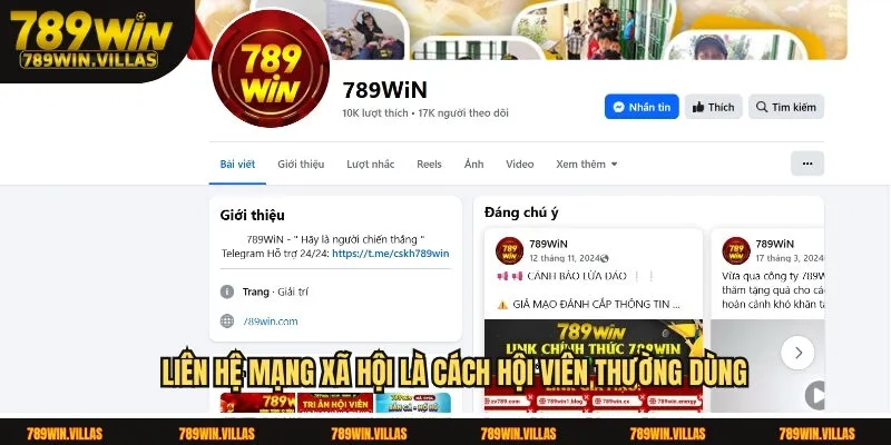 Liên Hệ 789win – Tổng Hợp 04 Kênh Hỗ Trợ Hiệu Quả Nhất 1 Liên hệ mạng xã hội là cách hội viên thường dùng