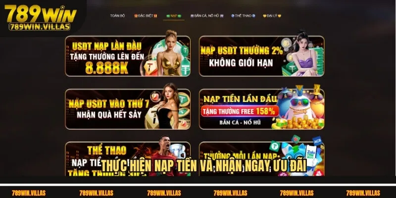 Hướng Dẫn Các Bước Nạp Tiền 789win Nhanh Chóng Và An Toàn 3 Ưu Đãi Đặc Biệt Khi Nạp Tiền 789win: Khuyến Mãi và Hoàn Trả Siêu Hấp Dẫn